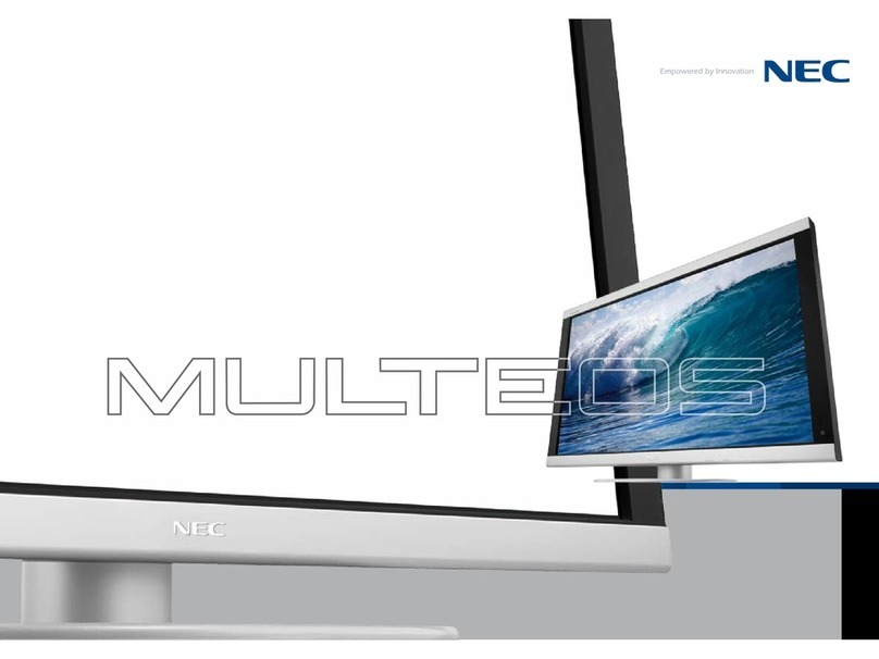 NEC M40 - MULTEOS - 40" LCD TV User manual
