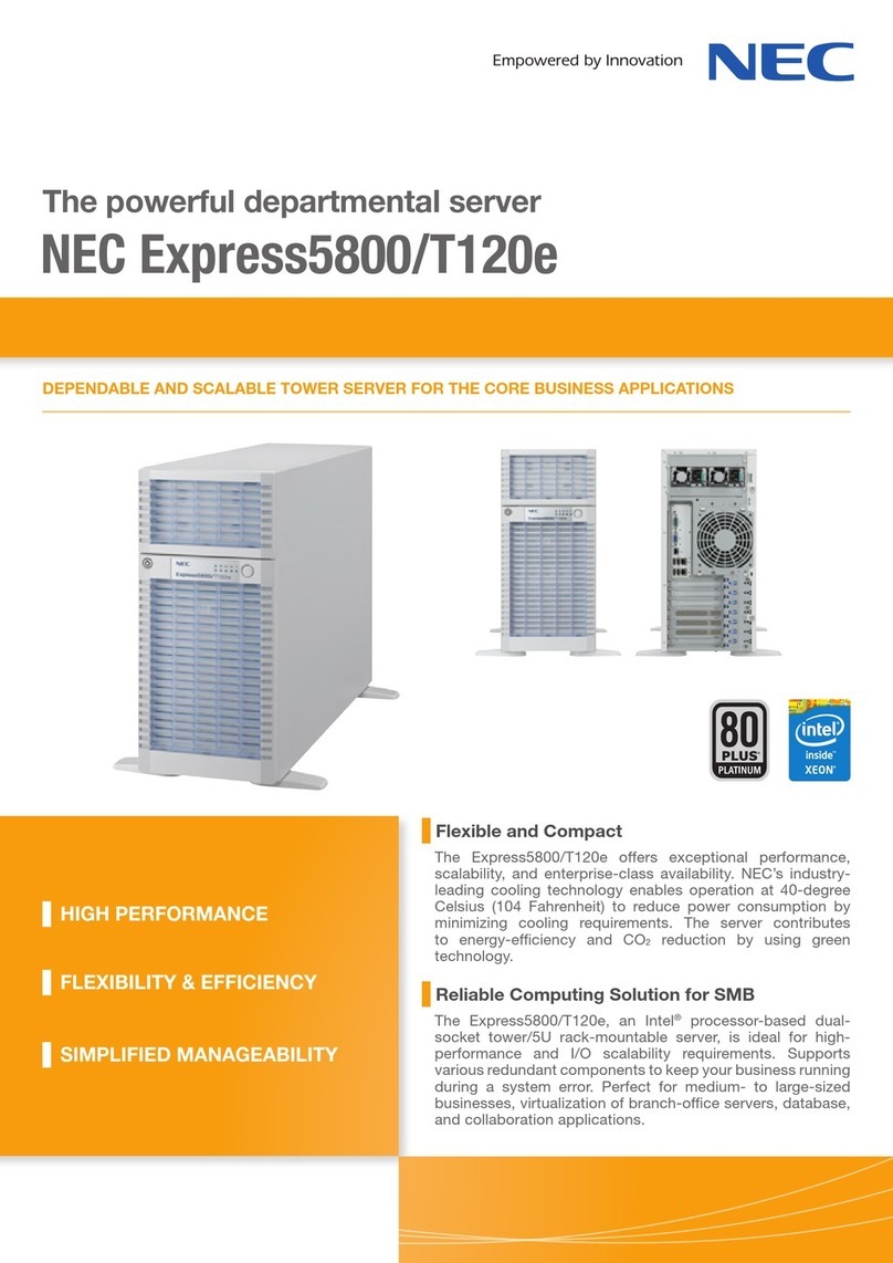 NEC Express5800/T120e Specifications