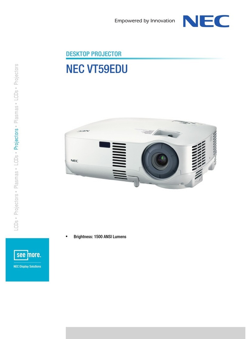 NEC VT59EDU Specifications