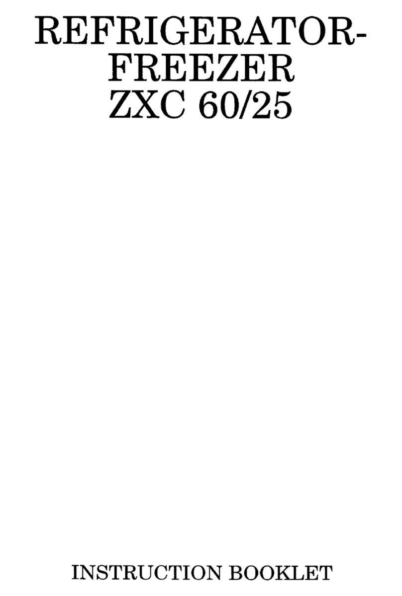 Zanussi ZXC 60/25 Instruction booklet