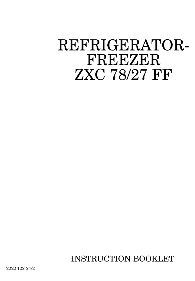 Zanussi ZXC 78/27 FF Instruction booklet