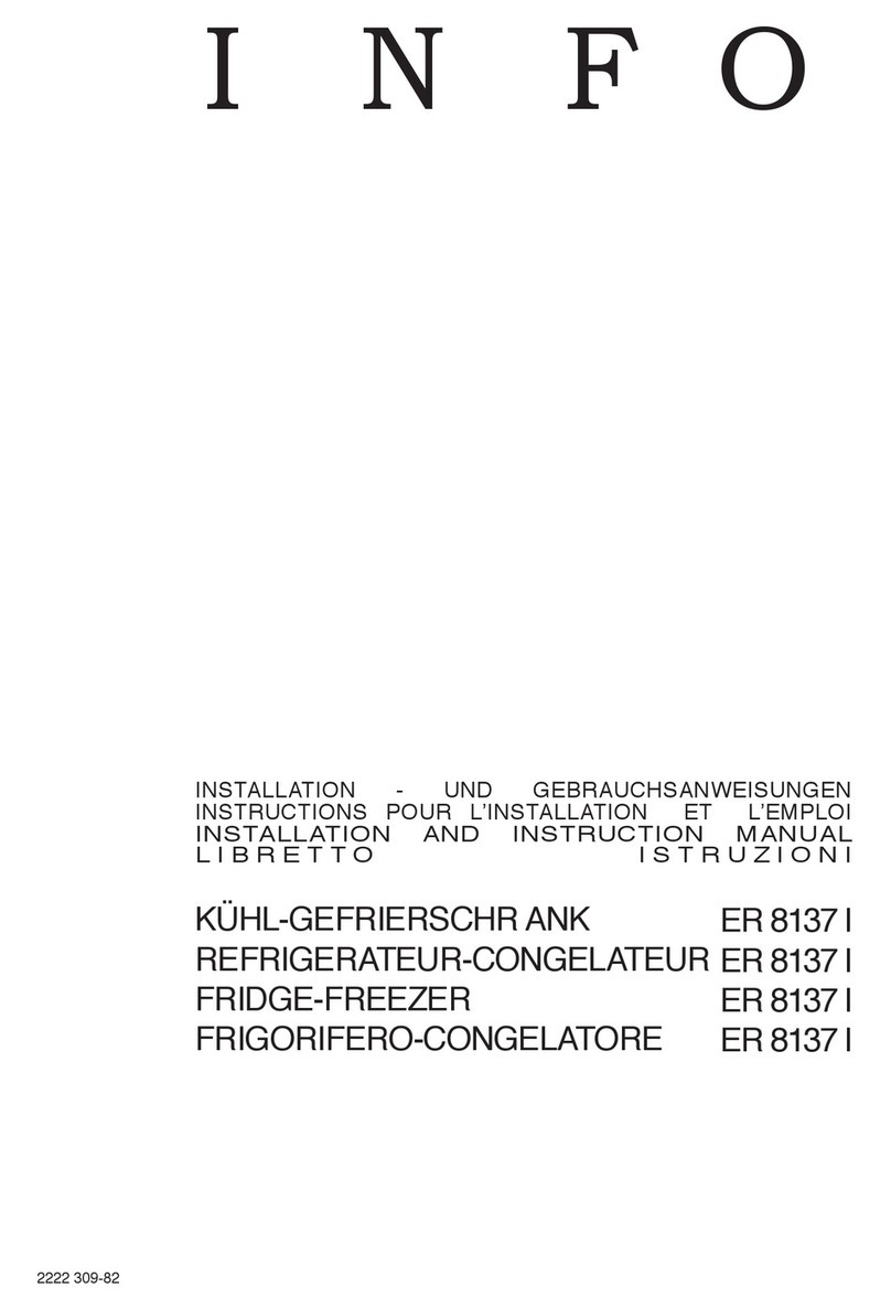 Electrolux ER8137I Installation and instruction manual