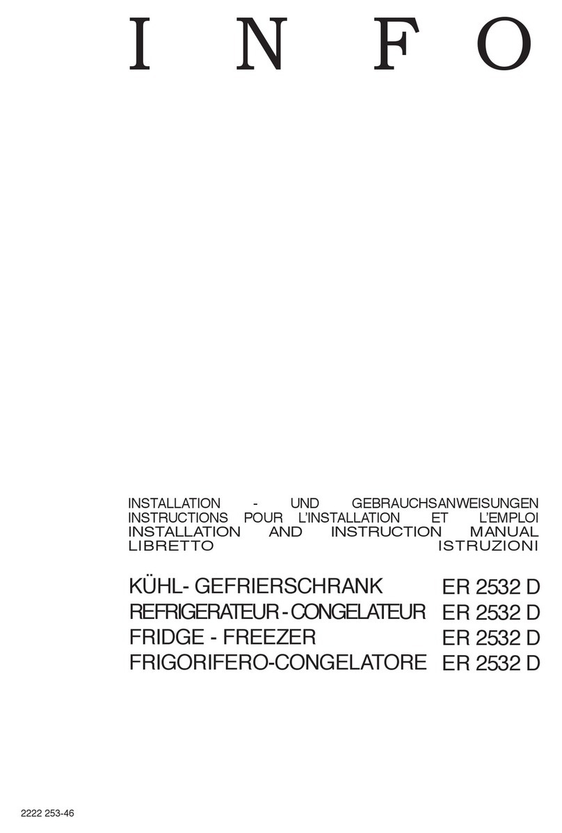 Electrolux ER2532D Installation and instruction manual