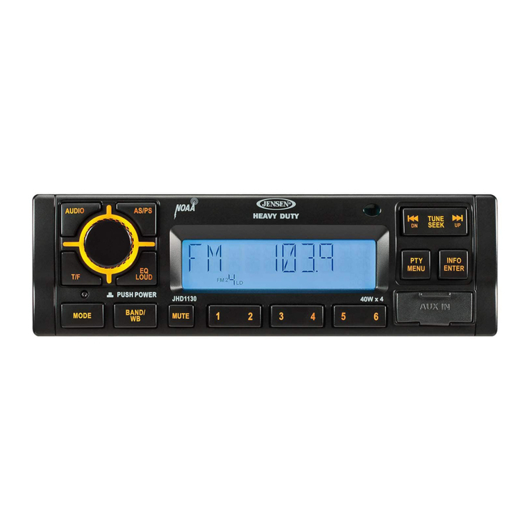 Jensen JHD1130 User manual