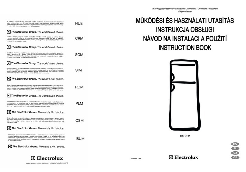 Electrolux ER7435D User manual
