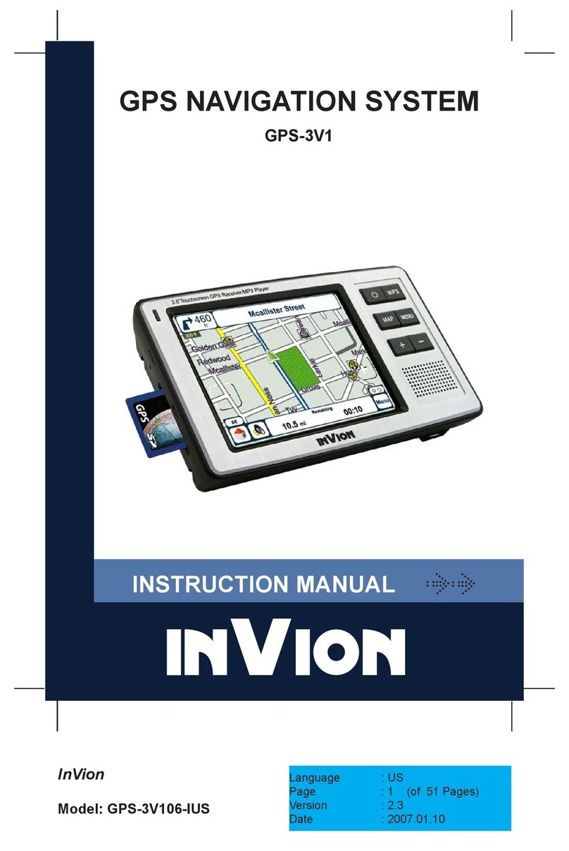 Invion GPS-3V106-IUS User manual