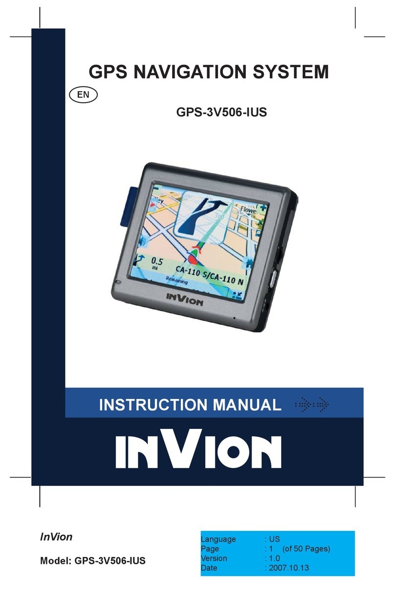 Invion GPS-3V506-IUS instruction manual