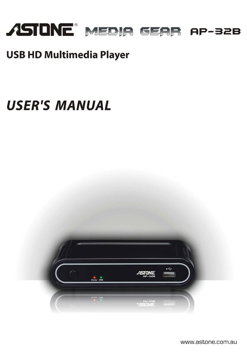 Astone Media Gear AP-32B user manual