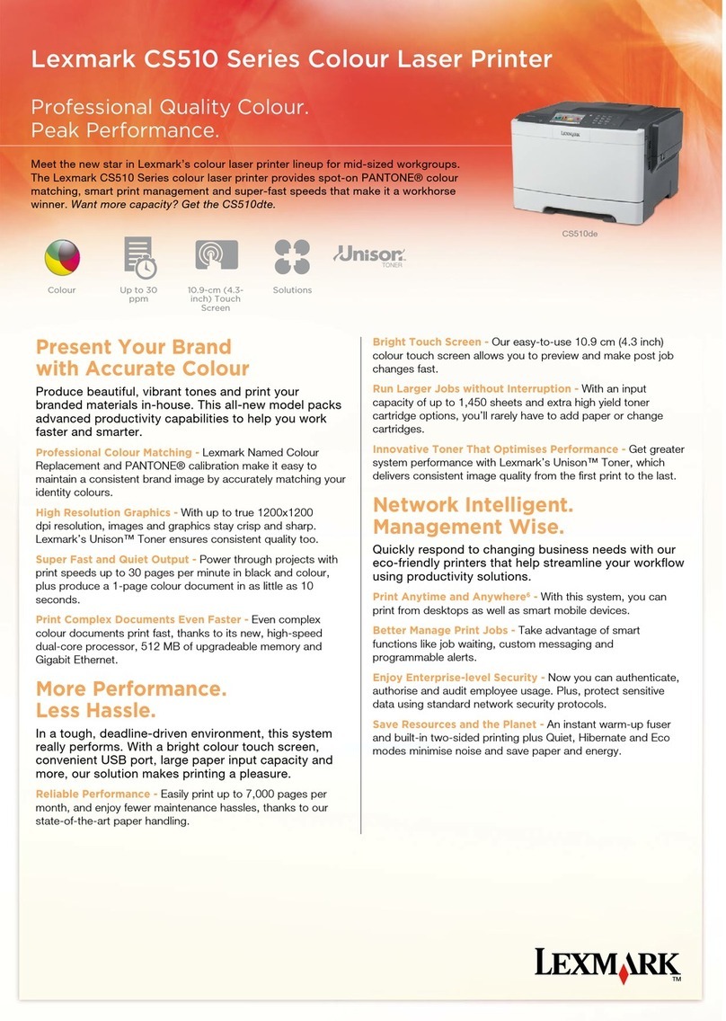 Lexmark CS510de User manual