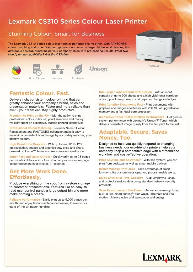 Lexmark CS310n User manual
