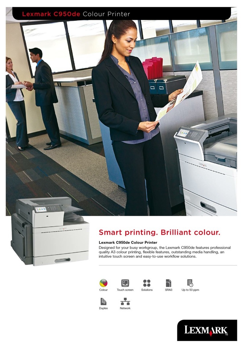 Lexmark C950de User manual