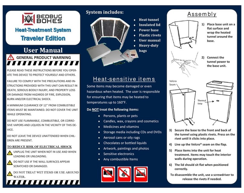 Bedbug Boxes Traveler Edition user manual Bedbug Boxes Traveler Edition user manual