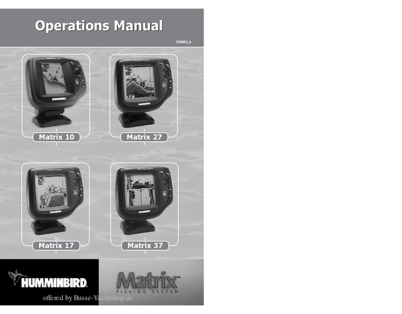 Matrix Humminbird 10 Operation manual