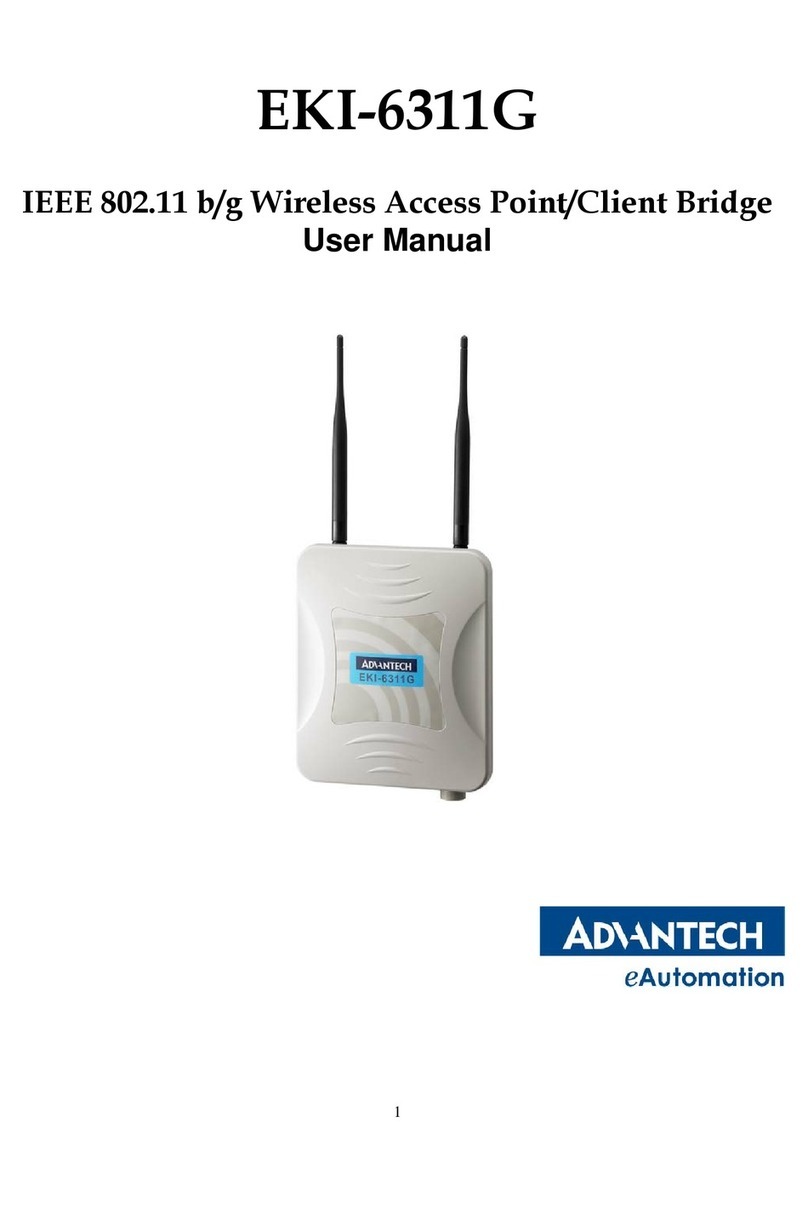 Advantech EKI-6311G User manual