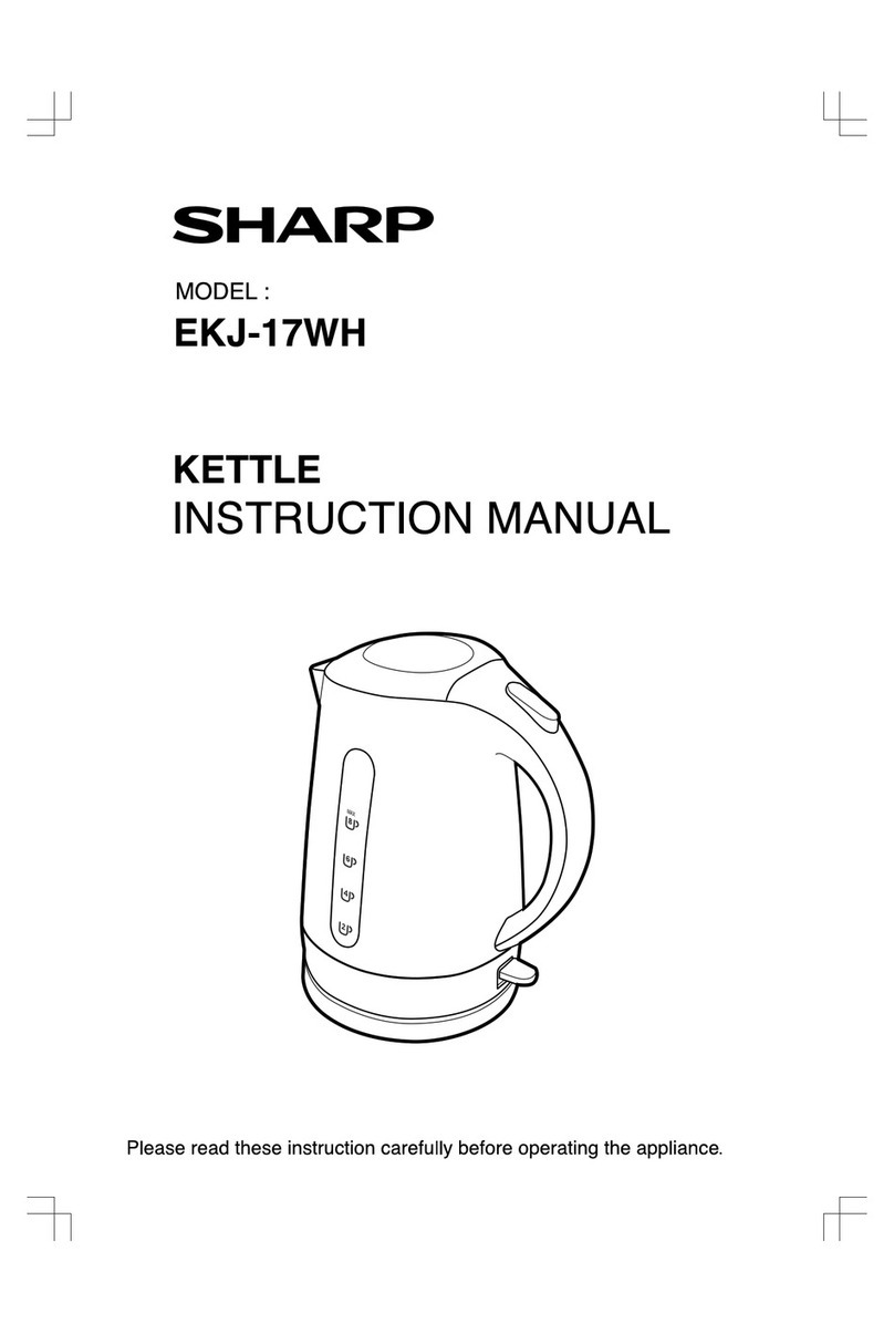 Sharp EKJ-17WH instruction manual