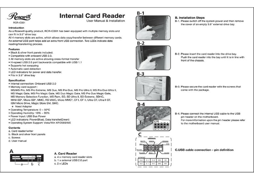 Rosewill RCR-IC001 User manual