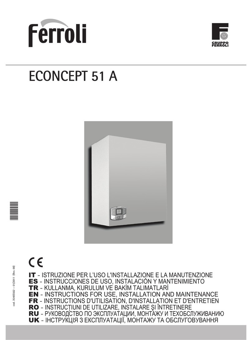 Ferroli ECONCEPT 51 A Troubleshooting guide