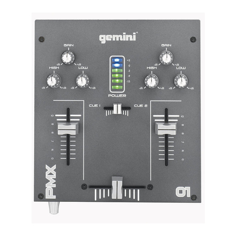 Gemini PMX-01 Operation manual