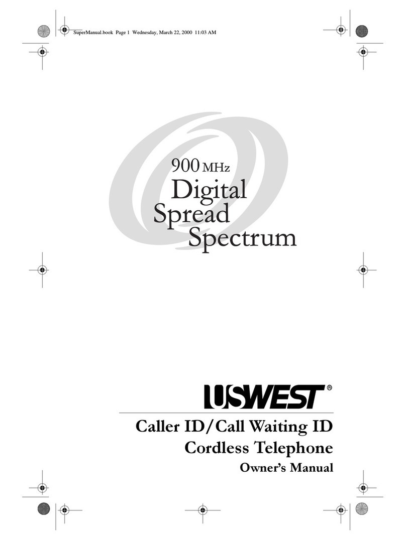 USWest CL940 owner's manual