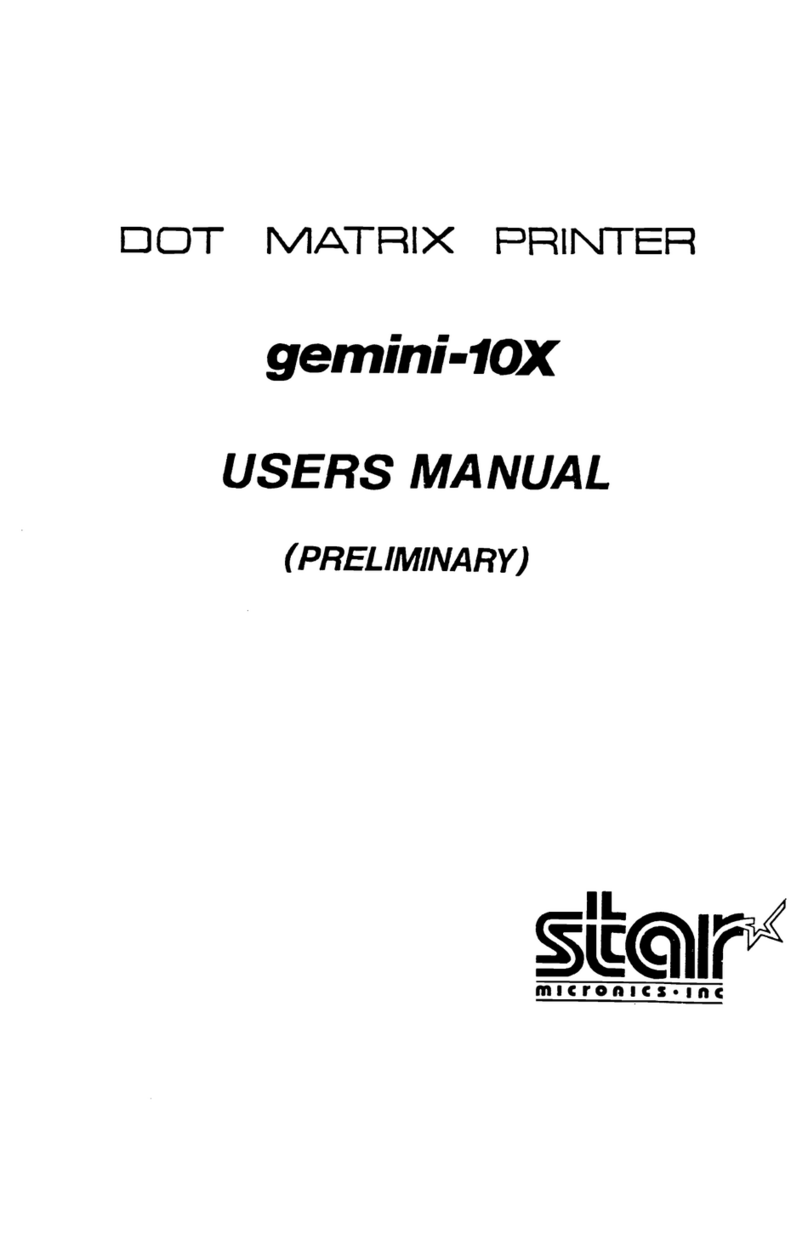 Star Micronics gemini-10X User manual