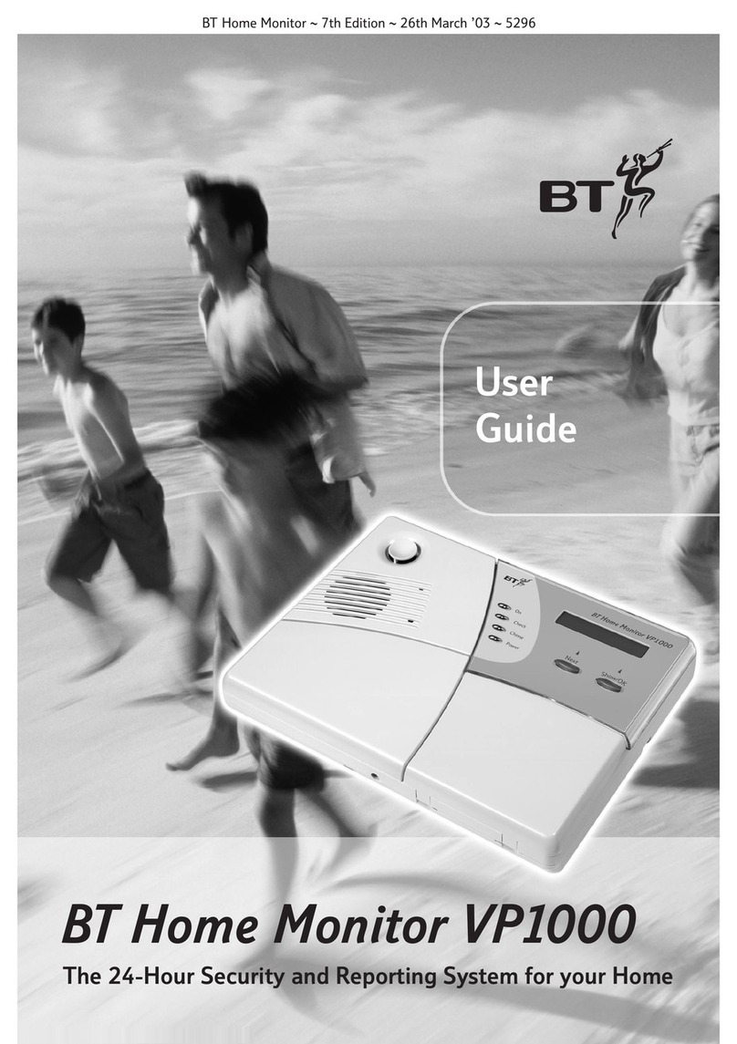 BT Home Monitor VP1000 User manual