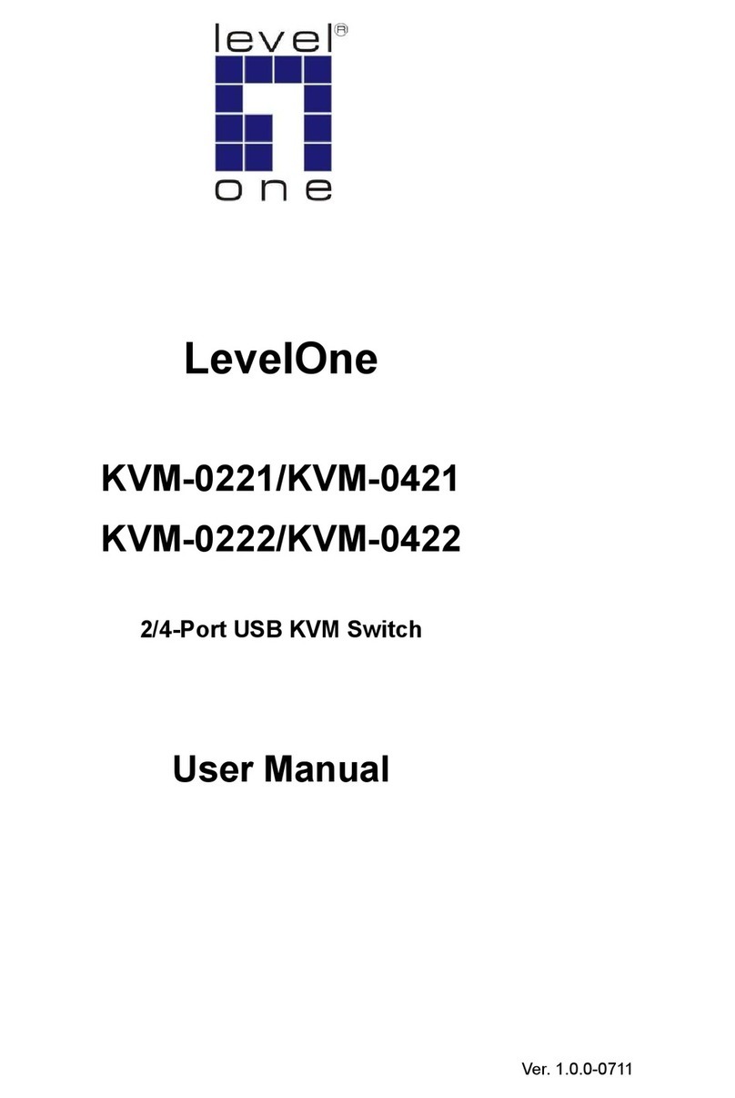 LevelOne KVM-0221 User manual LevelOne KVM-0221 User manual