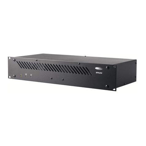 Biamp MPA250 User manual