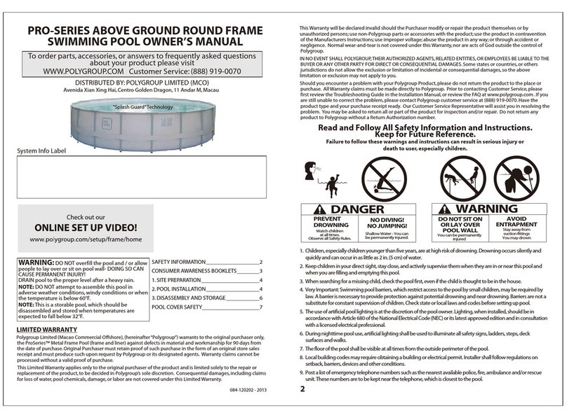 POLYGROUP LIMITED PRO-SERIES owner's manual