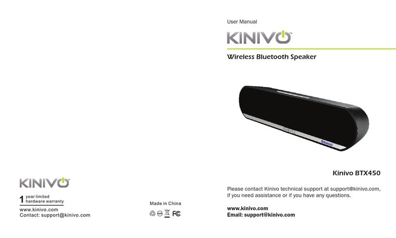Kinivp BTX450 user manual