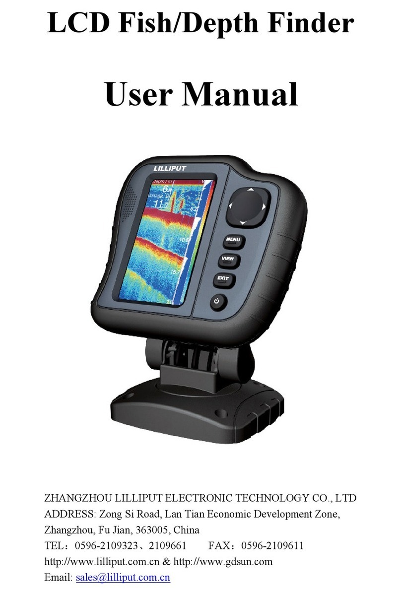 Lilliput LCD Fish/Depth Finder user manual Lilliput LCD Fish/Depth Finder user manual