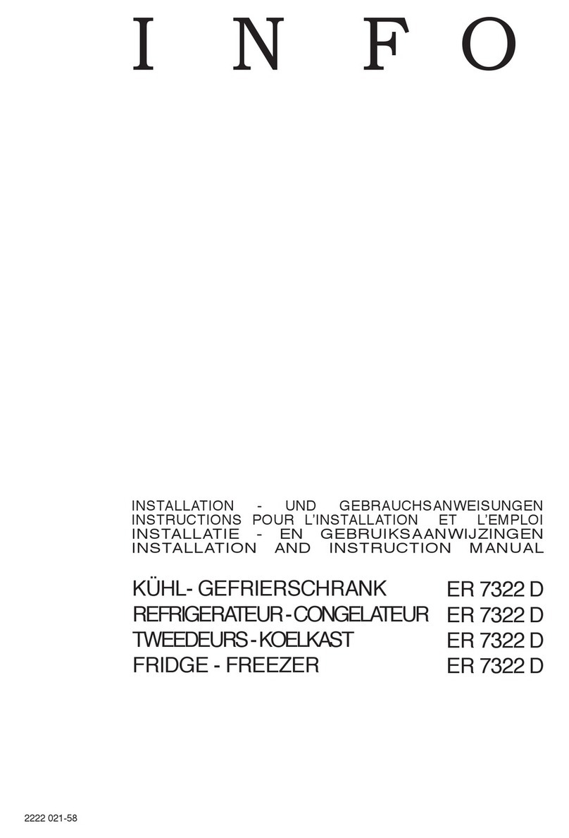 Electrolux ER7322D Installation and instruction manual