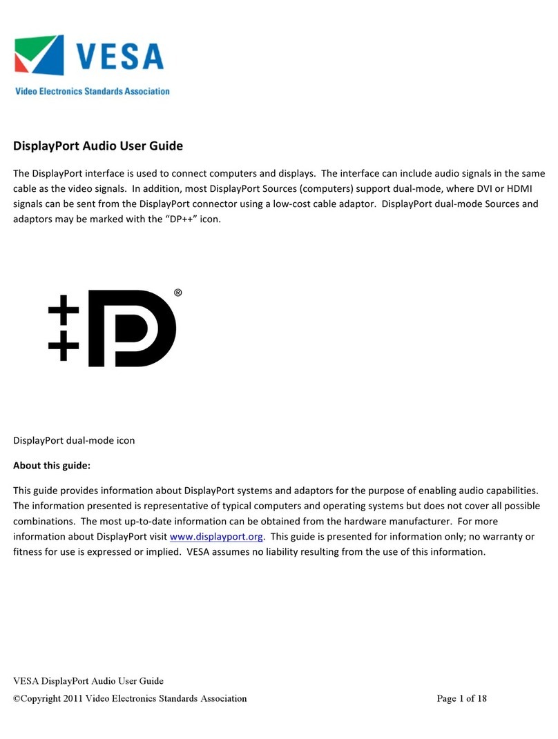 VESA DisplayPort user guide