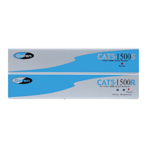 Gefen ex-tend-it CAT5-1500 user manual Gefen ex-tend-it CAT5-1500 user manual