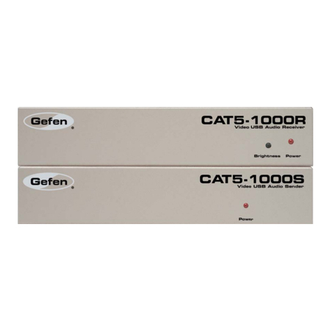 Gefen ex-tend-it CAT5-1000 User manual
