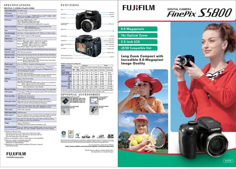 FujiFilm FinePix S5800 Specifications