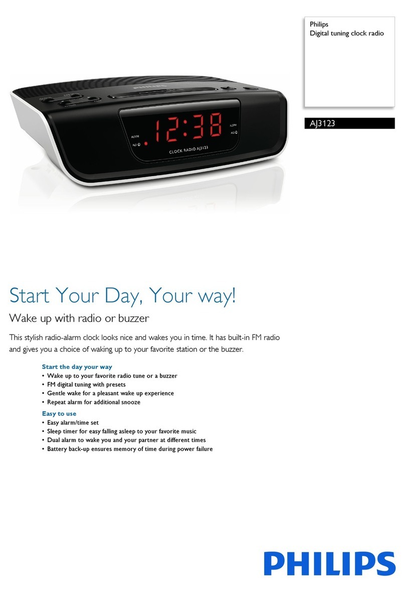 Philips AJ3123 Specifications