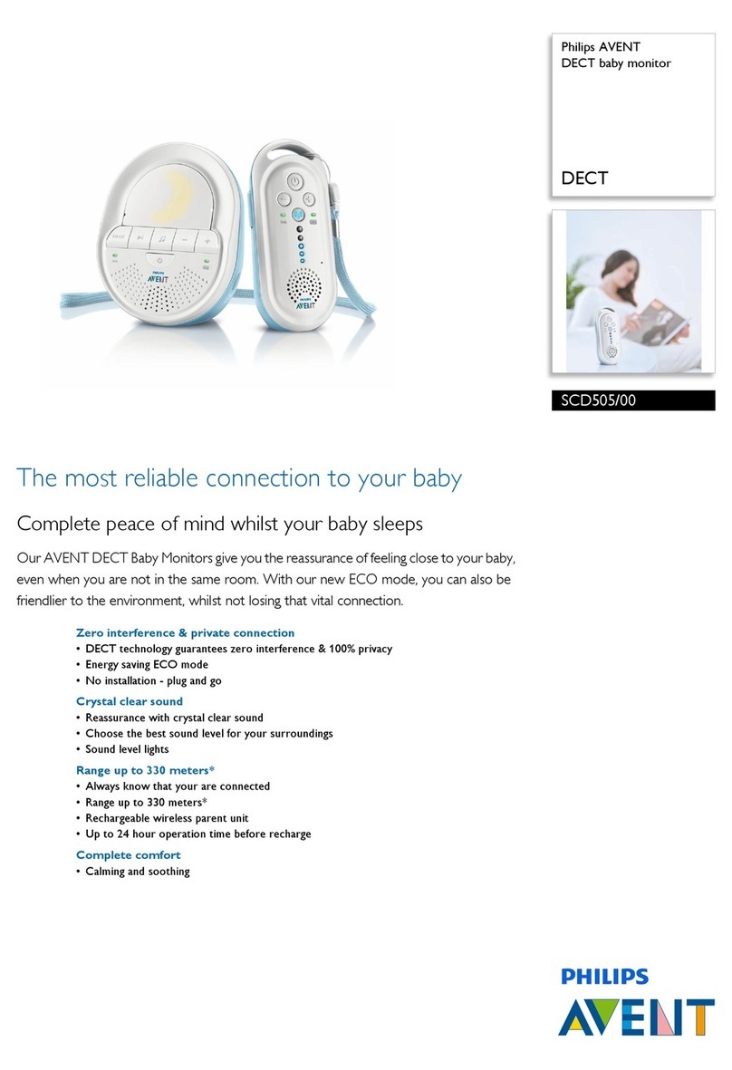 Philips AVENT DECT SCD505/00 User manual Philips AVENT DECT SCD505/00 User manual