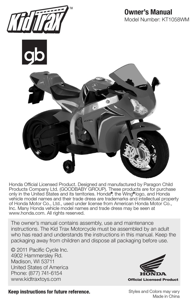KID Trax KT1058WM User manual