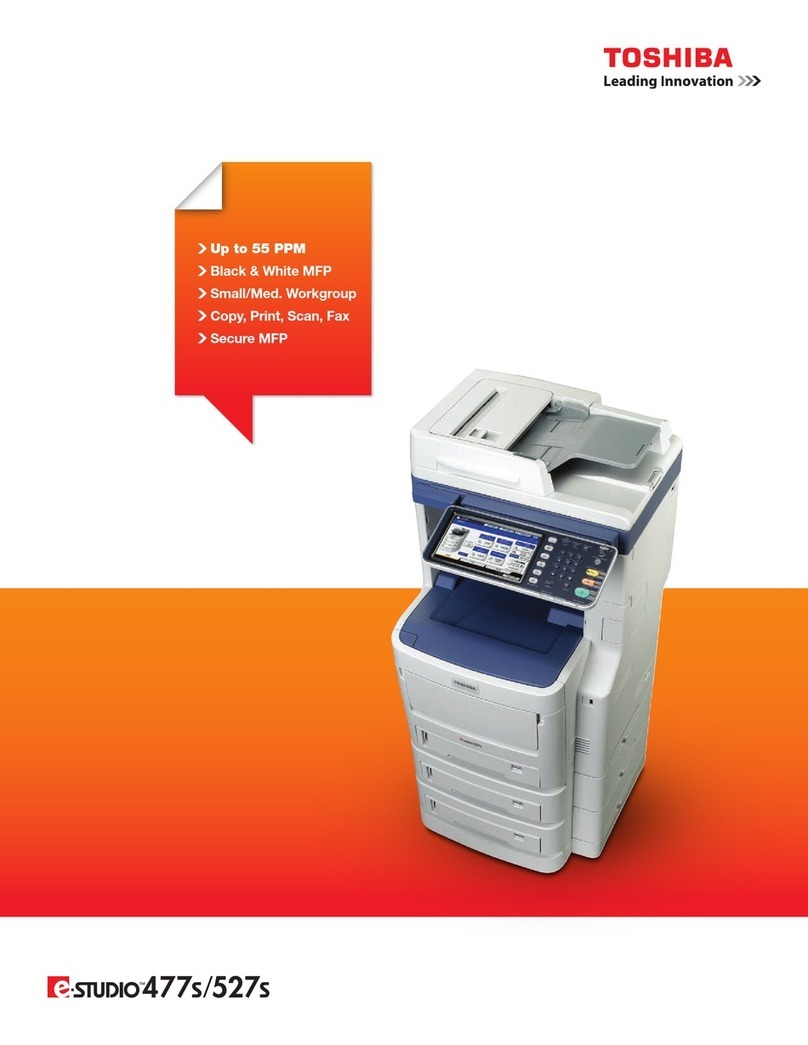 Toshiba E-studio 477s User manual