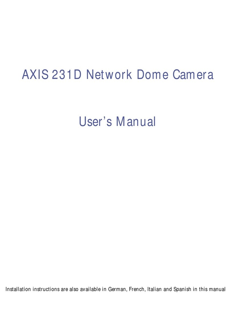 Axis 231D User manual