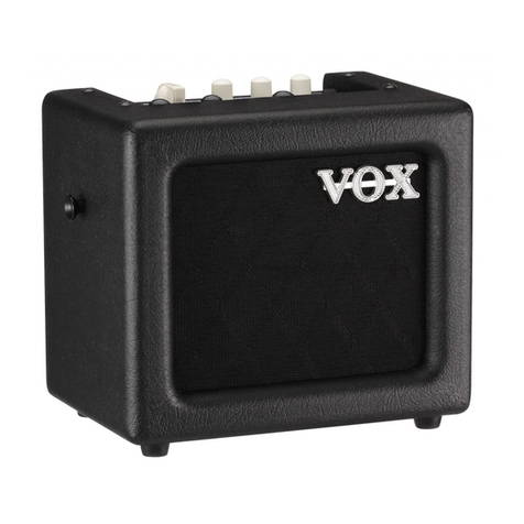 Vox MINI 3 G2 User manual