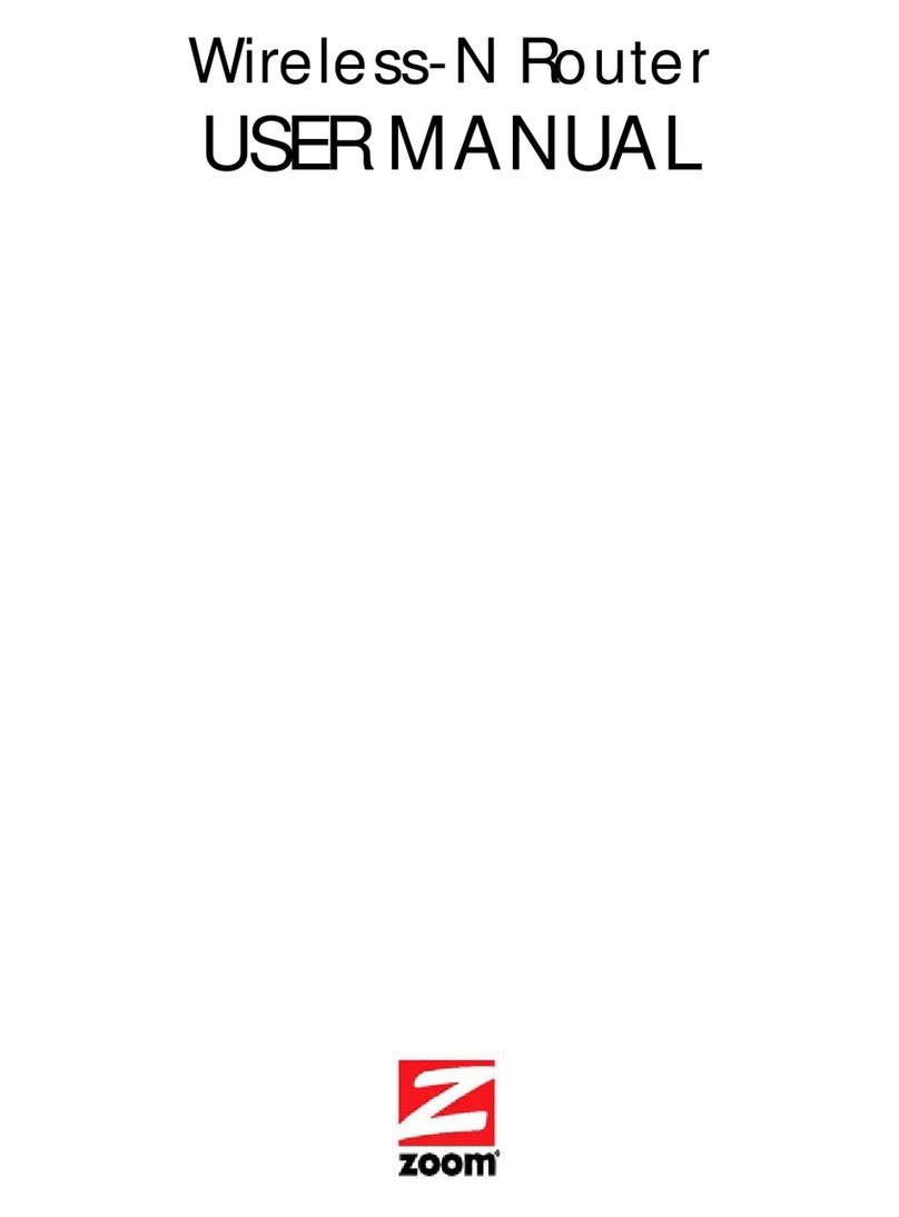 Zoom Wireless-N Router user manual