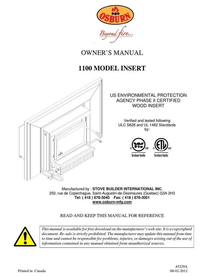 Osburn 1100 owner's manual Osburn 1100 owner's manual