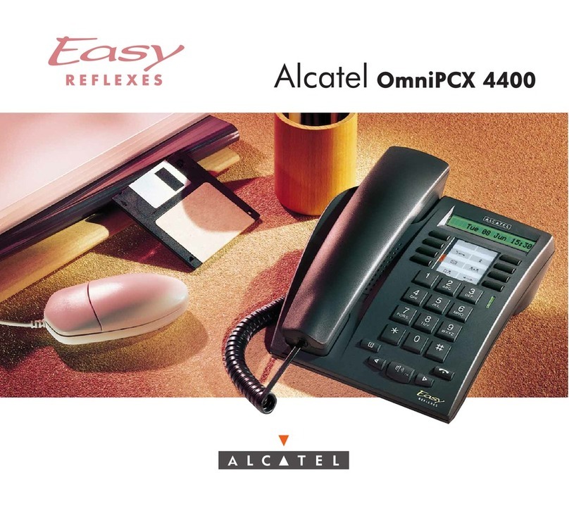 Alcatel OmniPCX 4400 user guide