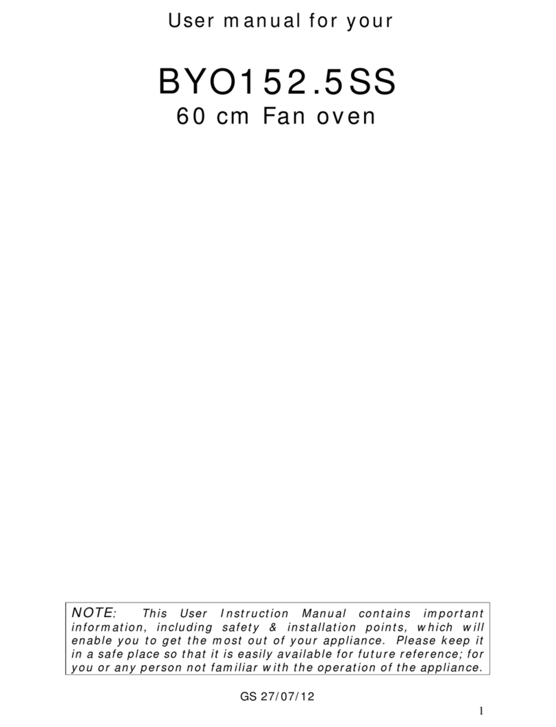 Baumatic BYO152.5SS User manual