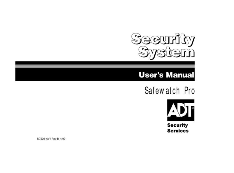 ADT SAFEWATCH PRO User manual