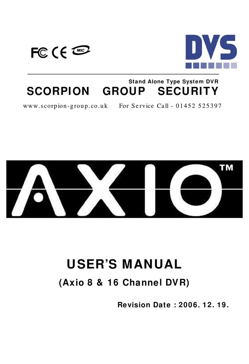 Scorpion Group Security AXIO user manual