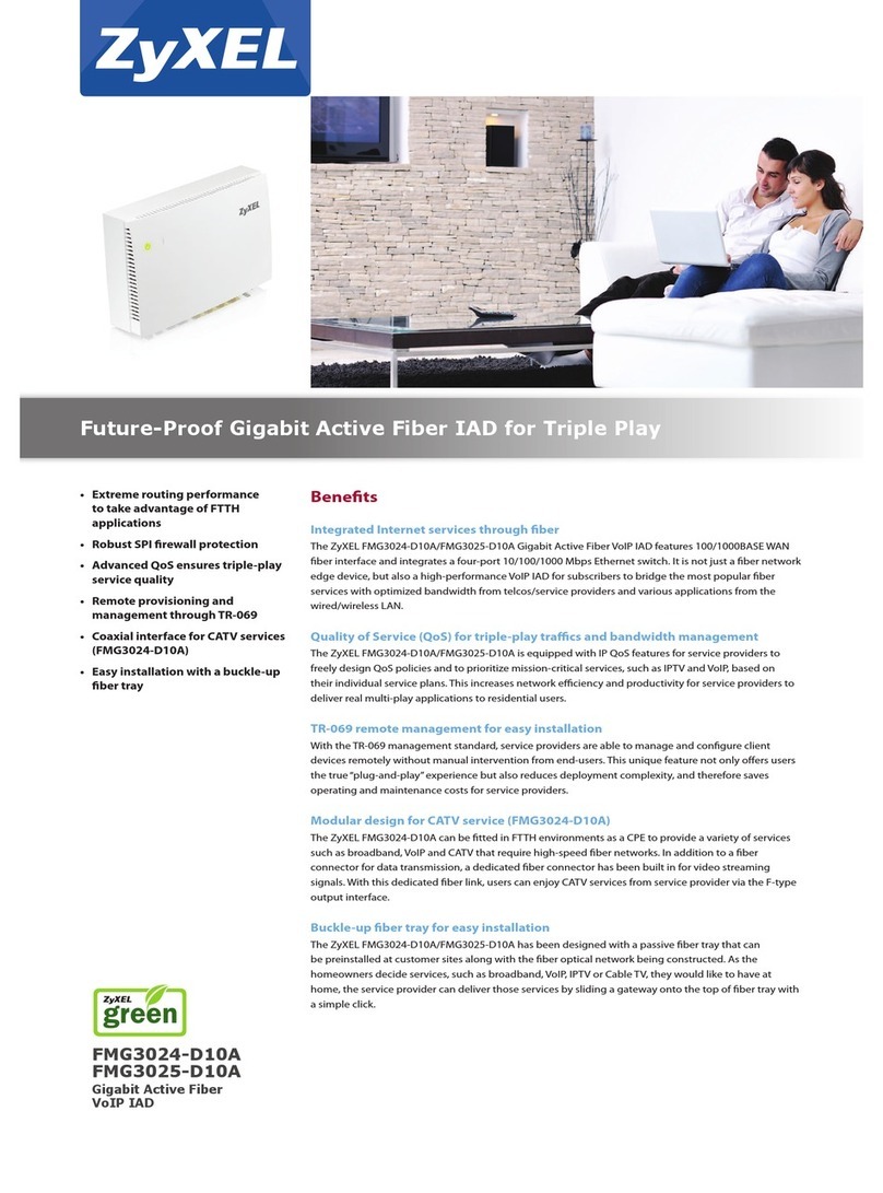 ZyXEL Communications FMG3024-D10A Series Specifications