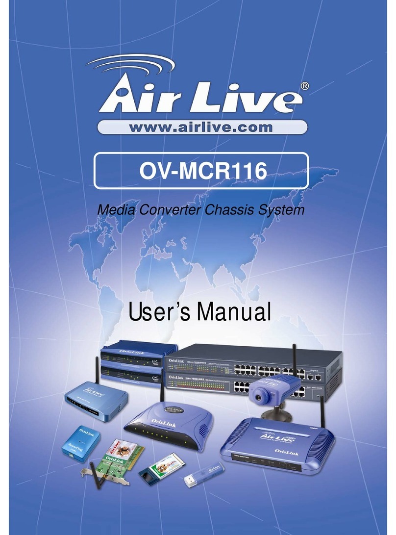 AirLive OV-MCR116 user manual