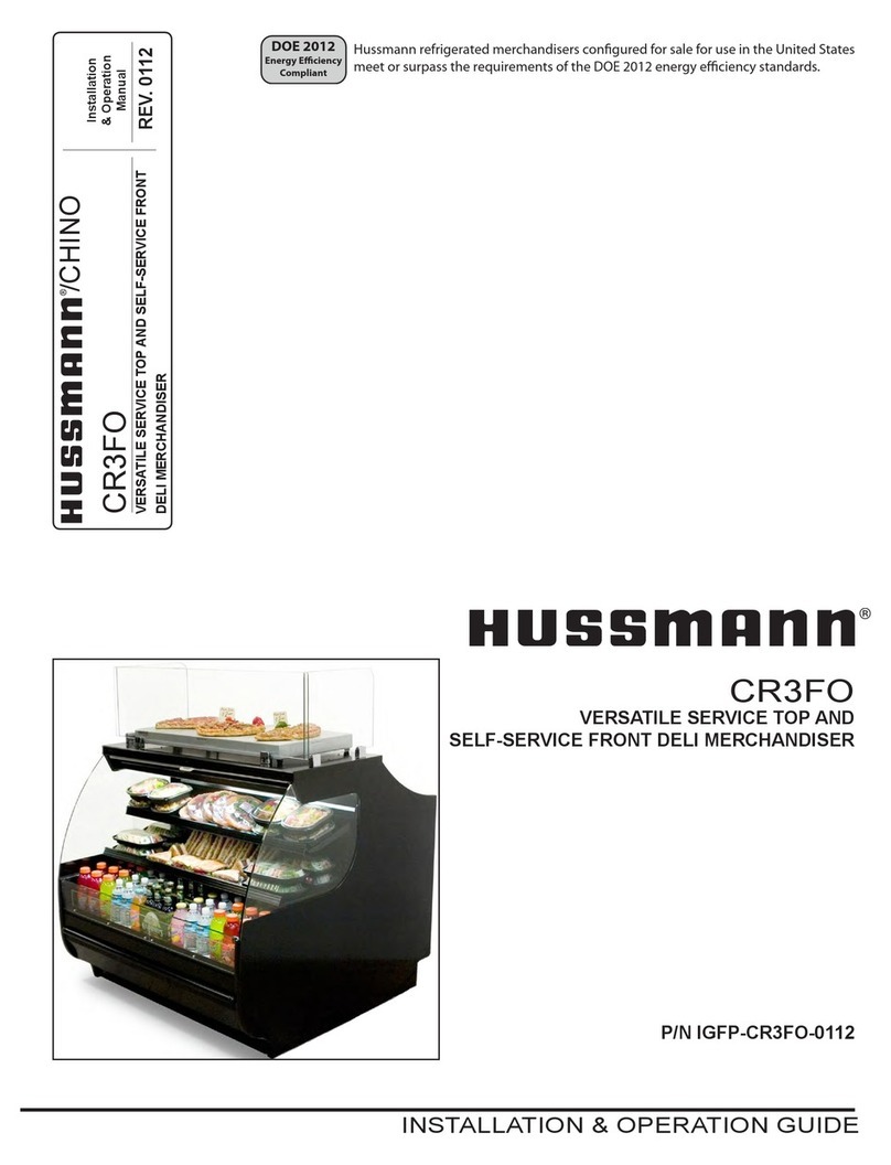 Hussmann Specialty ProductsCR3FO Original operating instructions Hussmann Specialty ProductsCR3FO Original operating instructions